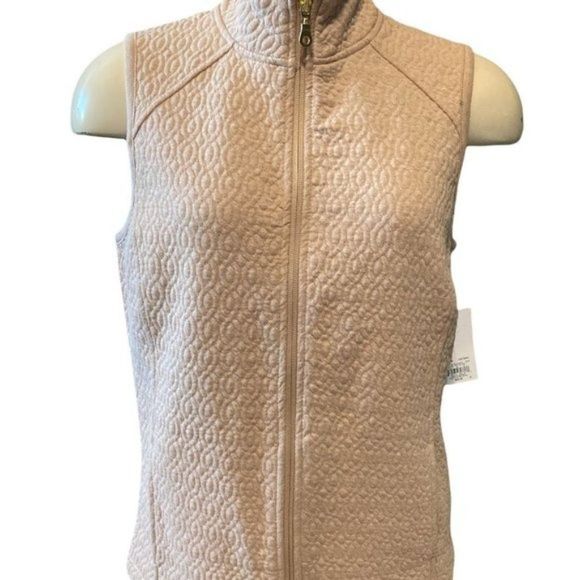 Women's Croft & Barrow Solid Quilted Vest Petite XL - Picture 1 of 3